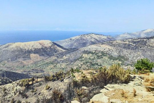 Τα drones ολοκλήρωσαν την καταγραφή των ζημιών στη Θάσο