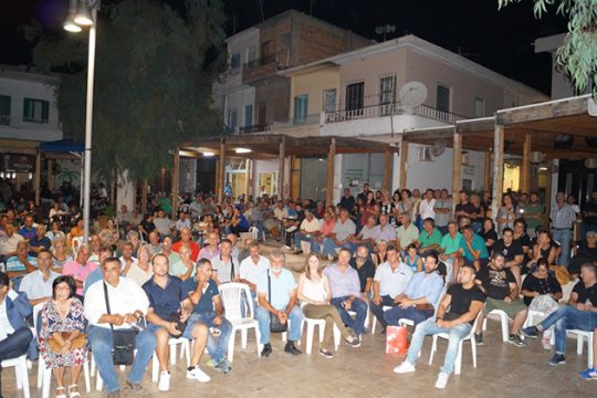 Όχι στους «λαθρομετανάστες» λέει το Τυμπάκι