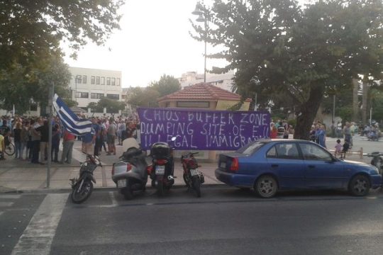 Ξενοφοβικό ντόμινο σε Χίο και Λέσβο