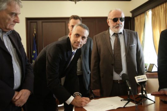 Ορκίστηκε ο Σαλτερής στη θέση του Βουδούρη