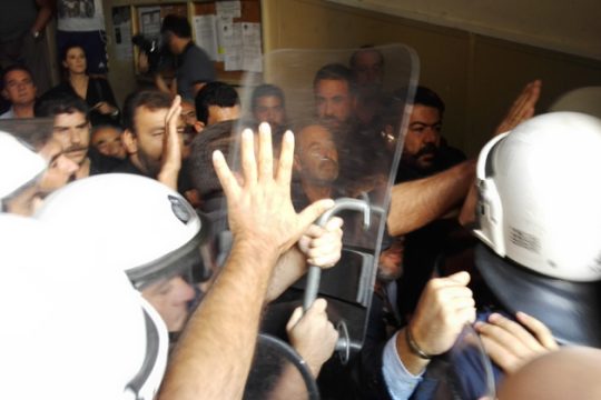 Επεισόδια στα δικαστήρια Ηρακλείου
