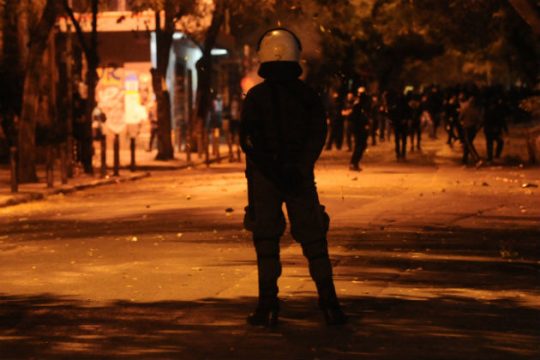 Μία σύλληψη μετά τα επεισόδια στα Εξάρχεια