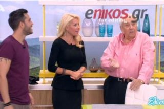 «Ντου» Κοντομηνά στην… κουζίνα της Μενεγάκη