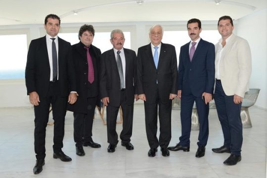 Πρώτη επίσημη επίσκεψη στη Μύκονο του Προέδρου της Δημοκρατίας και του Αρχιεπισκόπου