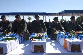 Παραδόθηκαν τα οστά των 16 πεσόντων του «Νοράτλας»