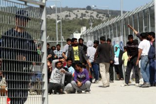 Εξέγερση μεταναστών στο hot spot της Μόριας