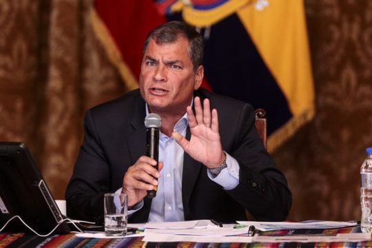 «Φίμωση» διά χειρός Ραφαέλ Κορέα, για χάρη των ΗΠΑ