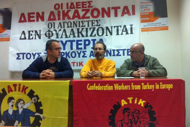 «Πολιτική η δίωξη» των δέκα Τούρκων αγωνιστών της ATIK