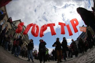 Διαδηλώσεις ενάντια στις συμφωνίες CETA και TTIP