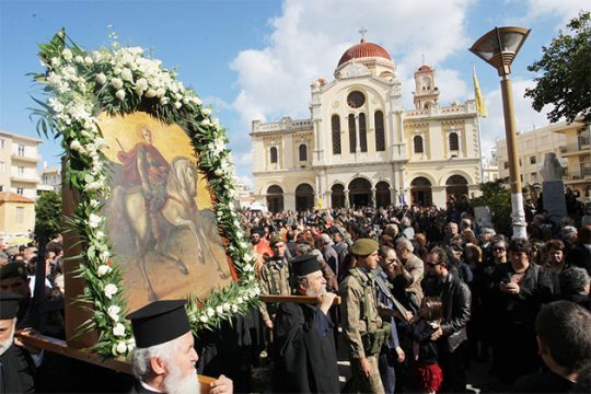Αργία στο Ηράκλειο για τον πολιούχο της πόλης Άγιο Μηνά