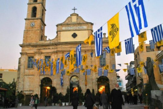 Αργία στα Χανιά τη Δευτέρα για τα Εισόδια της Θεοτόκου