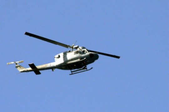 Τουρκικό ελικόπτερο πάνω από τις Οινούσσες