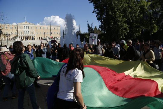 Στους δρόμους της Αθήνας για το HDP