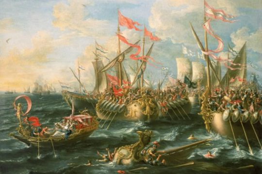 Η είδησις από την ναυμαχίαν