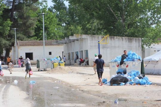 Φωτιά σε δομή φιλοξενίας στη Νέα Καβάλα Κιλκίς