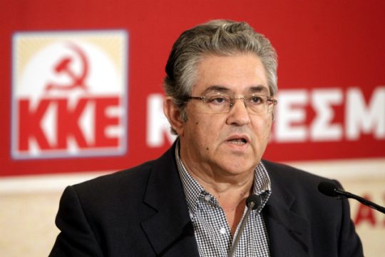 Κουτσούμπας: «Δικαιολογημένη περηφάνια» για το ΚΚΕ