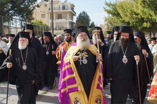 Ενθρονίστηκε ο νέος μητροπολίτης Ιεράπετρας και Σητείας