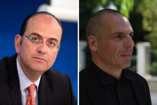 Λαζαρίδης VS Βαρουφάκης στο Twitter