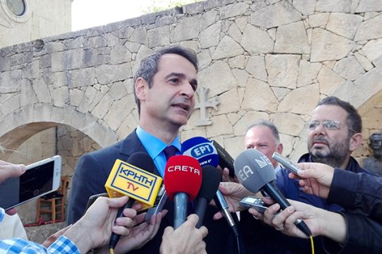 Ολοκληρώθηκε η περιοδεία Μητσοτάκη στην Κρήτη