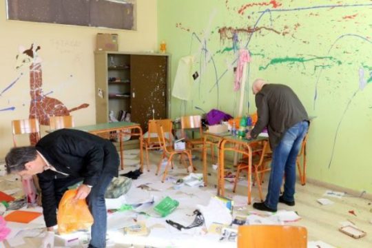 Βανδαλισμοί σε δημοτικό σχολείο στο Ηράκλειο