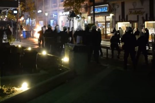Συμπλοκές μετά το αντιφασιστικό συλλαλητήριο στην Ξάνθη