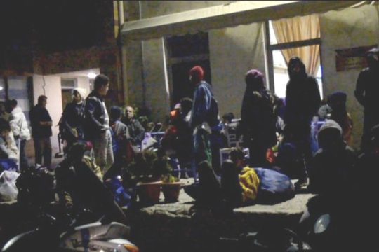 Νύχτα των κρυστάλλων για τους πρόσφυγες στη Χίο