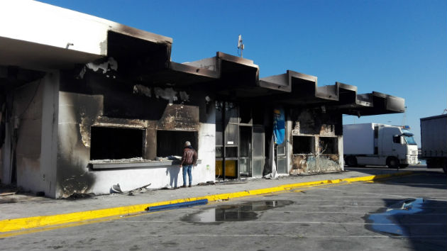 Βομβαρδισμένο τοπίο το λιμάνι Ηρακλείου