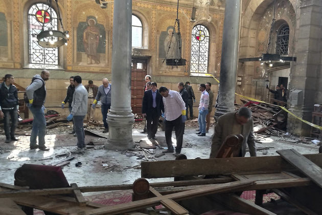 25 νεκροί από την έκρηξη στην κοπτική εκκλησία