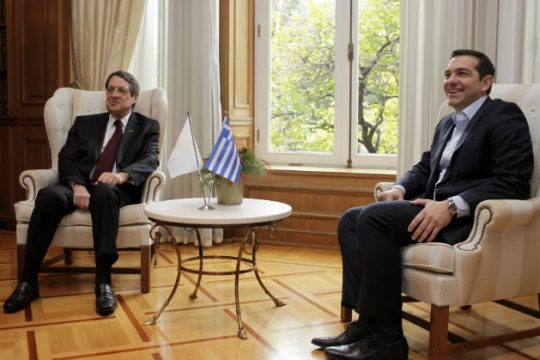 Κοινές δράσεις σε διεθνές επίπεδο αποφάσισαν Τσίπρας – Αναστασιάδης