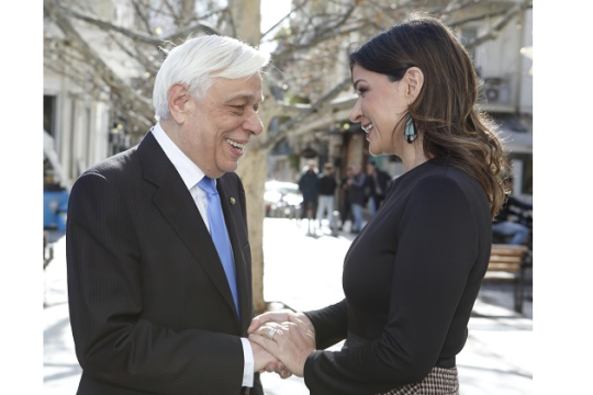 Επίσκεψη Προέδρων Ελλάδας & Ιταλίας  στην Ωνάσειο Βιβλιοθήκη
