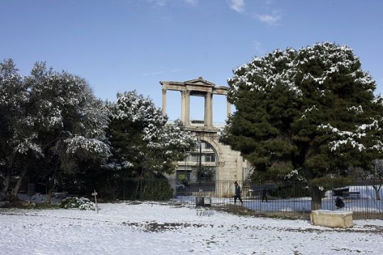 Προχθές με χιόνι χθες με βροχή