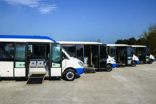 Δοκιμαστική διαδρομή με Mini Bus στο κέντρο του Ηρακλείου