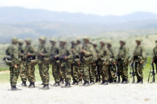 Κι άλλος στρατιώτης με το σήμα του αλβανικού αετού
