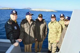 Επτάλεπτο τουρκικό «σόου» στα Ιμια