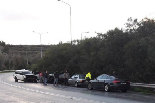 Νέο τροχαίο στην εθνική οδό Χανίων – Ρεθύμνης