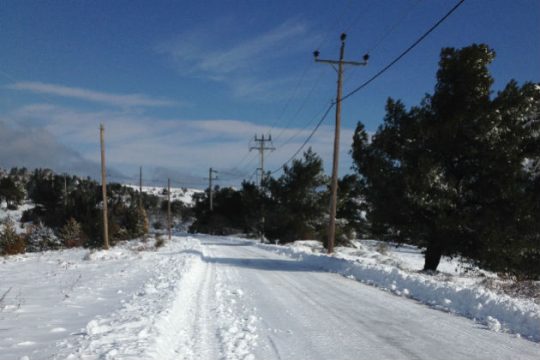 «Θαμμένος» στο χιόνι ο Βαρνάβας