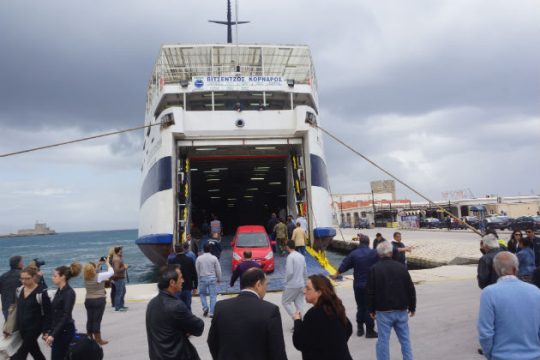 Αναχώρησε από τη Ρόδο ο «Βιτσέντζος Κορνάρος»