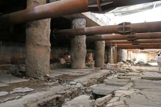 Βυζαντινή πλατεία βρέθηκε στο Μετρό Θεσσαλονίκης