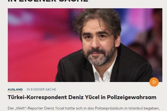 Σύλληψη δημοσιογράφου της «Die Welt» στην Τουρκία