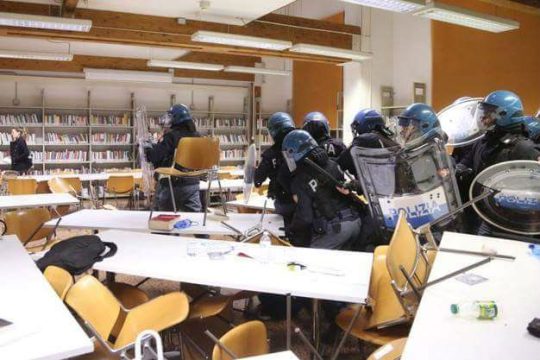 Βίαιη εκκένωση φοιτητικής κατάληψης στην Ιταλία