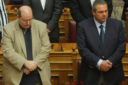 Καμμένος κατά Φίλη για τα εξοπλιστικά