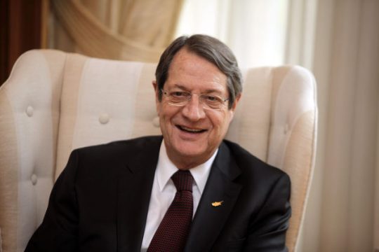 Αναστασιάδης: «Επιδιώκουμε τη διζωνική δικοινοτική ομοσπονδία»