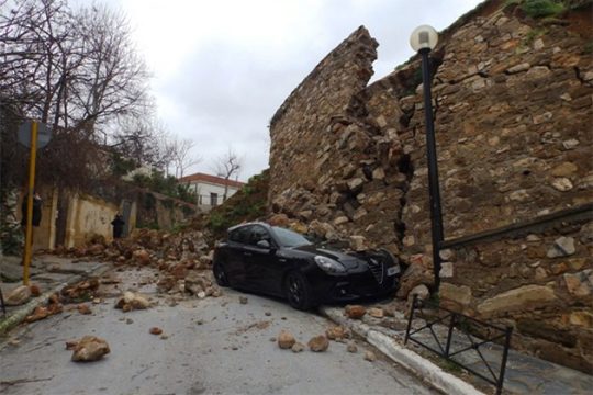 Σοβαρές ζημιές στα Χανιά από την κακοκαιρία