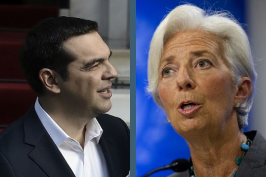 Επικοινωνία Τσίπρα-Λαγκάρντ πριν τη συνάντηση με Μέρκελ