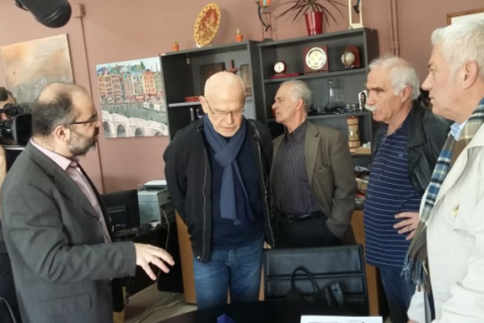 Ο Γκίντερ Βάλραφ στον Κορυδαλλό