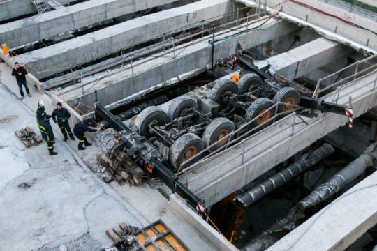 Εργατικό δυστύχημα σε εργοτάξιο του μετρό