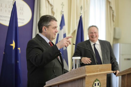 Γκάμπριελ: Η Ελλάδα θα παραμείνει στην ευρωζώνη