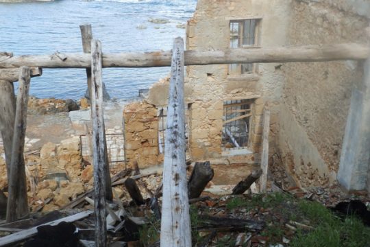 Κατάρρευση διατηρητέου κτιρίου στα Χανιά