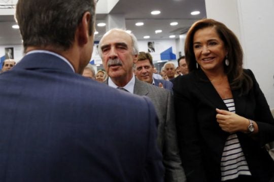 Ο Βαγγέλης Μειμαράκης και η Ντόρα Μπακογιάννη