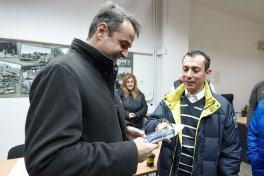Στο Ρέθυμνο ο Κυριάκος Μητσοτάκης για την 25η Μαρτίου